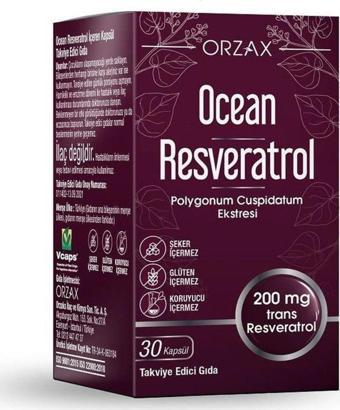 Ocean Orzax Resveratrol Takviye Edici Gıda 30 Kapsül