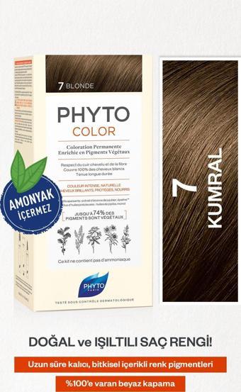 Phyto Phytocolor 7 Kumral Amonyaksız Kalıcı Bitkisel Saç Boyası