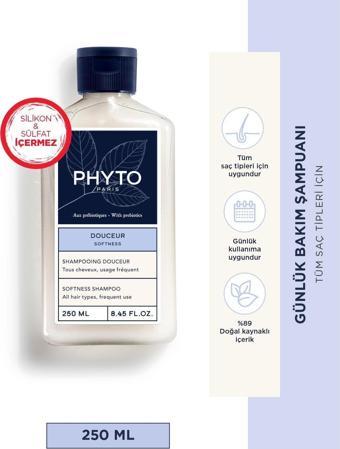 Phyto Softness Tüm Saç Tipleri Için Günlük Bakım Şampuanı 250 Ml
