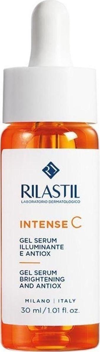 Rilastil Intense - Brightening And Moisturizing Gel Skin Serum Containing Vitamin C 30 Ml
