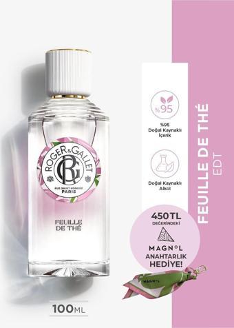 Roger&Gallet Feuille De The Edt Limon Ve Seylan Siyah Çayı Içeren, Limonsu-Dumansı, Rahatlatıcı Parfüm 100 Ml