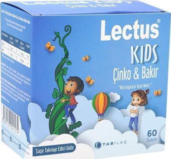 Tab İlaç Lectus Kids Çinko Ve Bakır 60 Saşe