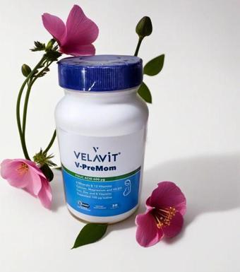 Velavit V-Premom Folic Acid+6 Minerals + 12 Vitamins 30 Tablet