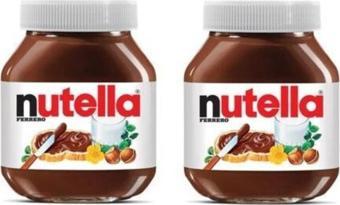 Nutella Kakaolu Fındık Kreması Cam Kavanoz 2 Adet x 750 gr.