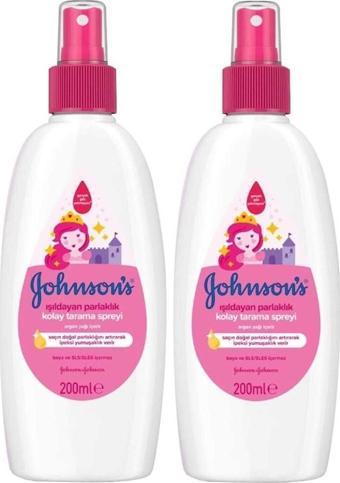 Johnson's Bebek Kolay Tarama Spreyi 200Ml 2'Li Set Işıldayan Parlaklık