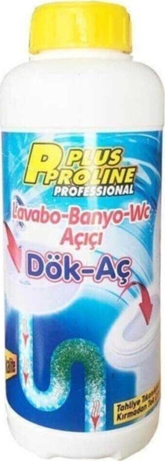 Plus Proline 6 Adet Dök-Aç Lavabo Banyo Wc Gider Açıcı 2Kg