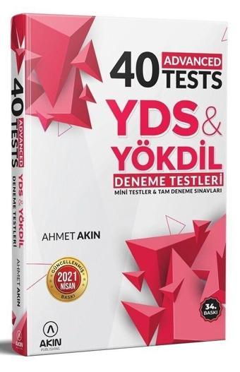 Akın Dil Eğitim YDS YÖKDİL 40 Advanced Test - Akın Dil Eğitim