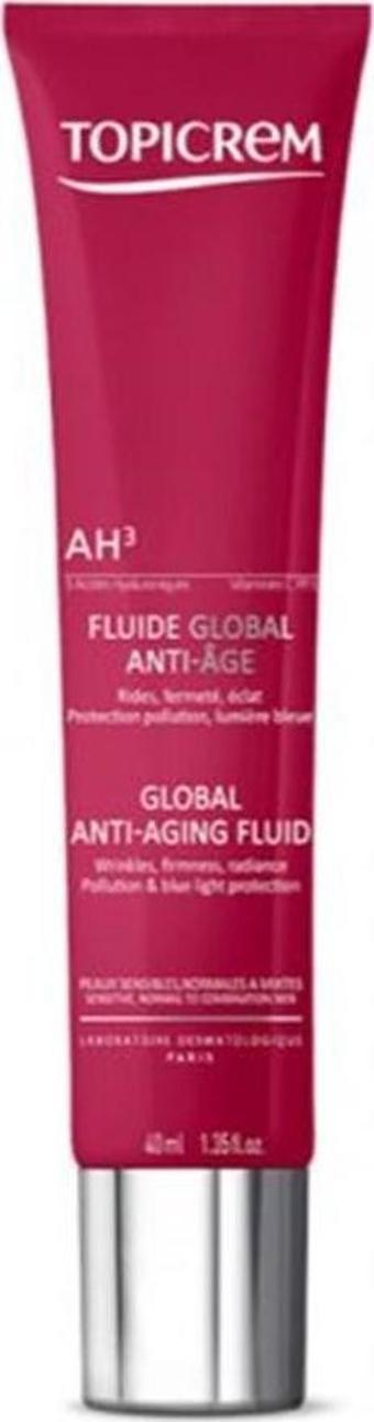 Topicrem AH3 Global Anti-Aging Fluid 40 ml Yaşlanma Karşıtı Bakım Kremi