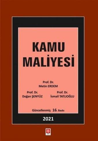 Kamu Maliyesi - Metin Erdem - Ekin Basım Yayın