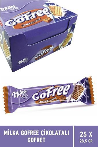 Milka Gofree Çikolatalı Gofret 28 gr 25 Adet