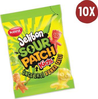 Sour Patch Tatlı Ekşi Aromalı Jelibon 160 gr 10'lu Paket