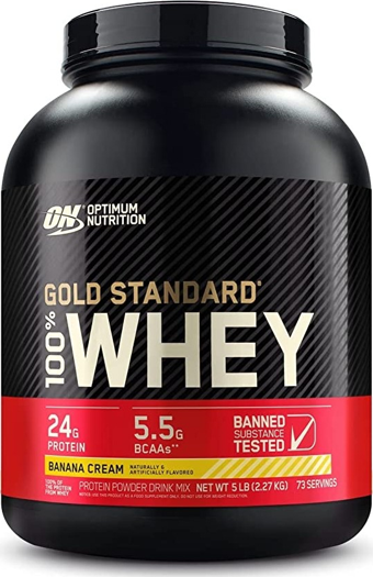 Optimum Gold Standard Whey Protein Tozu 2280 gr Banana Cream