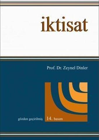 İktisat - Prof. Dr. Zeynel Dinler - Zeynel Dinler - Ekin Basım Yayın