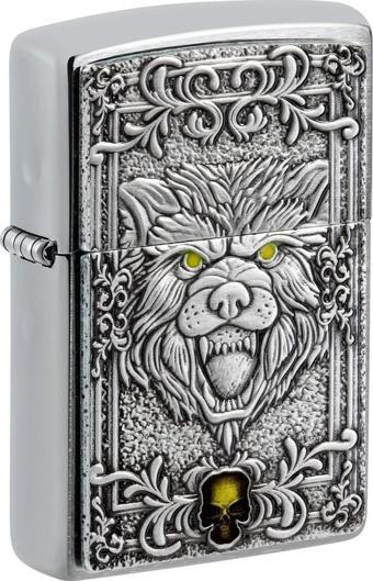 Zippo Çakmak 48690 Wolf Emblem Design