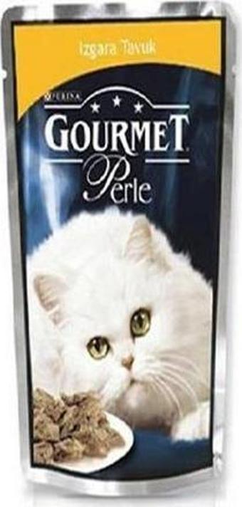Gourmet Perle Izgara Tavuk Kedi Konserve Mama 85 Gr x 6 Adet