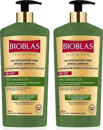 Bioblas Phytokeratin Onarıcı 1000 ml Şampuan x 2 Adet 