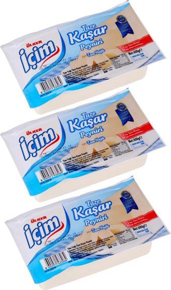 İçim Kaşar Peyniri 600 gr x 3 Adet