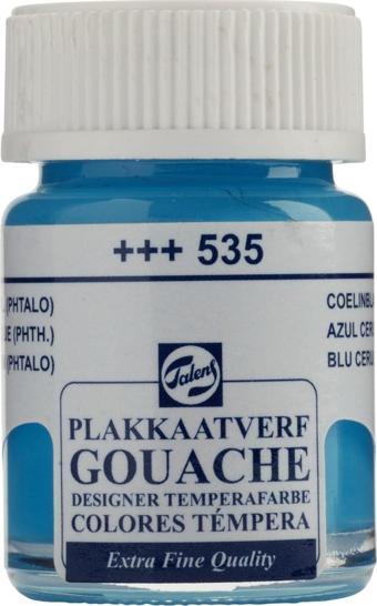 Talens Gouache Jar 16ml Guaj Boya Cer. Blue Phth. / 535