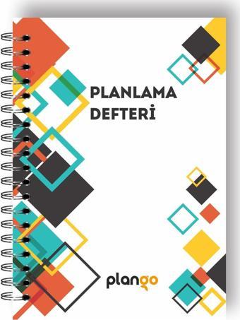 Plango Beyaz Kareler Günlük Planlayıcı Defter - Daily Planner - Ders Çalışma Planlayıcı Defteri - Planlama