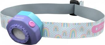 LED LENSER  KIDLED4R MOR KAFA FENERİ 