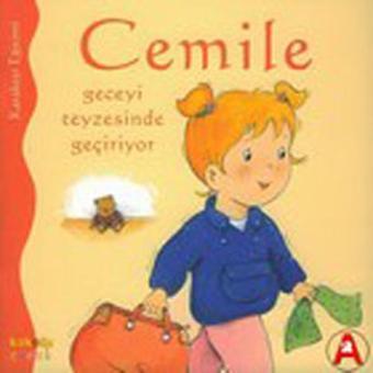 Cemile - Geceyi Teyzesinde Geçiriyor - Aline de Petingy - Kaknüs Yayınları