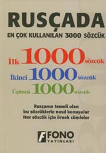 Rusçada Ençok Kullanılan 3000 Sözcük - Fono Yayınları