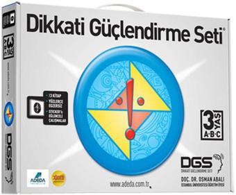 Dikkati Güçlendirme Seti - 3 Yaş - Osman Abalı - Adeda Yayıncılık