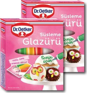 Dr. Oetker Süsleme Glazürü 19X4 G x 2 Adet