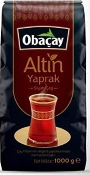 Obaçay Altın Yaprak Siyah Çay 1000 gr. 