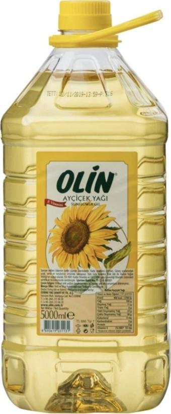 Olin Ayçiçek Yağı Pet 5 lt