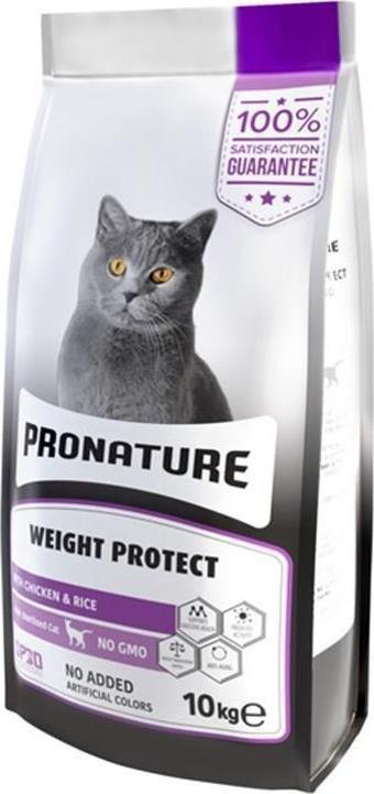 Pronature Kilo Kontrolü İçin Tavuklu ve Pirinçli Kısırlaştırılmış Yetişkin Kedi Maması 10 Kg