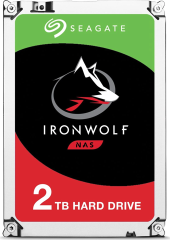 SEAGATE 3.5" 2TB Ironwolf ST2000VN004 SATA-3.0 5900RPM 64MB Harddisk