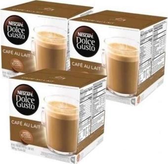 Nescafe Dolce Gusto Coffee Cafe Au Lait 16 Kapsül x 3 Adet