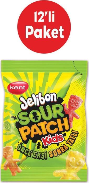 Jelibon Sour Patch Kids Karışık Meyve Aromalı Şekerleme 80 gr 12'li Paket