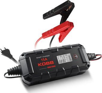 KOBB KBS15000 6V/12V/24V 300A Akıllı Dijital Akü Şarj ve Akü Bakım/Desülfatör