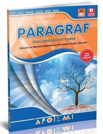 Apotemi Yayınları Paragraf Konu Anlatımlı Soru Bankası - Apotemi Yayınları