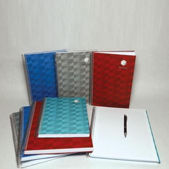 Elma Sert Kapak Not Defteri Prestige Defter Ciltli 17X24Cm 100 Yaprak Çizgili MBH01-YER