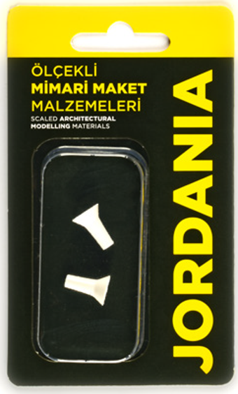 Jordania Ölçekli Mimari Maket Ayaklı Lavabo 1/050 15 Mm Je07-B150-03 (2 Li Paket)