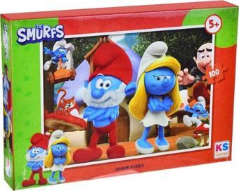 Ks Games Puzzle 100 Parça Smurf SMR714