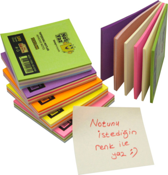 Not Yaz Yapışkanlı Not Kağıdı 72X75 Mm 100 Yaprak Adhesive Notes 9740 (20 Koçan)