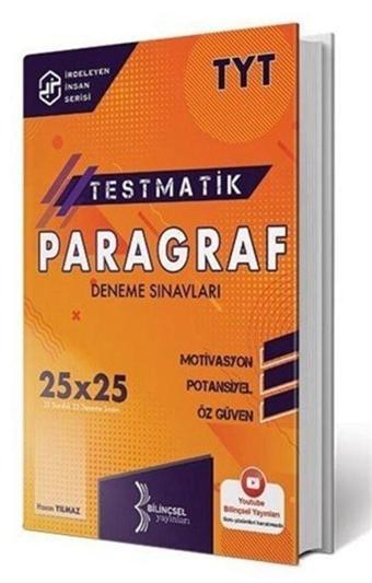TYT Testmatik Paragraf Deneme Sınavları 25x25 - Bilinçsel Yayınları