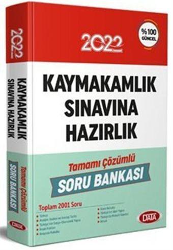 Kaymakamlık Sınavına Hazırlık Tamamı Çözümlü Bankası - Data Yayınları