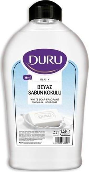 Duru Beyaz Sabun Kokulu Sıvı Sabun 1,5Lt