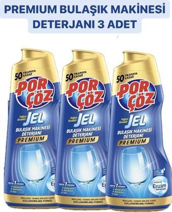 Porçöz Bulaşık Makinesi Deterjanı 900 Ml x 3 Adet