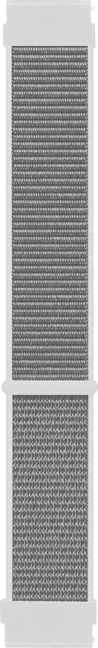 Microsonic Samsung Galaxy Watch 3 45mm Hasırlı Kordon Woven Sport Loop Beyaz