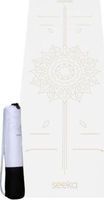 Seeka Yoga Pro Serisi Sun Yoga Mat Beyaz