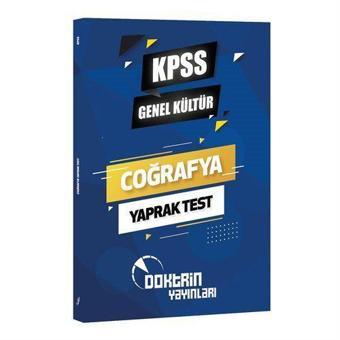 2022 KPSS Coğrafya Yaprak Test - Doktrin Yayınları