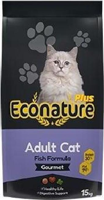 Econature Plus Gurme Balıklı Yetişkin Kedi Maması 15 Kg