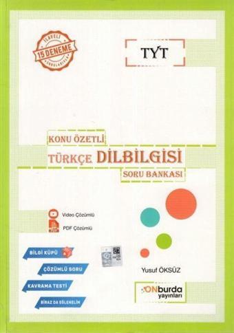 TYT Konu Özetli Türkçe Dilbilgisi Soru Bankası - Onburda Yayınları