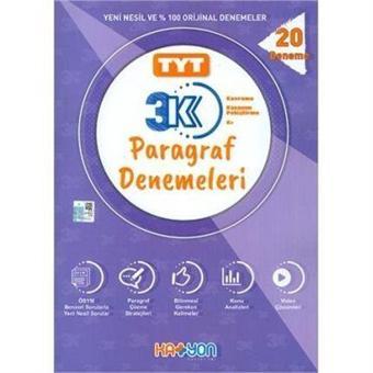 TYT 3K Paragraf Denemeleri - Katyon Yayınları